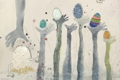 SOLD 10-they-gathered-for-a-feast-12x12-orig